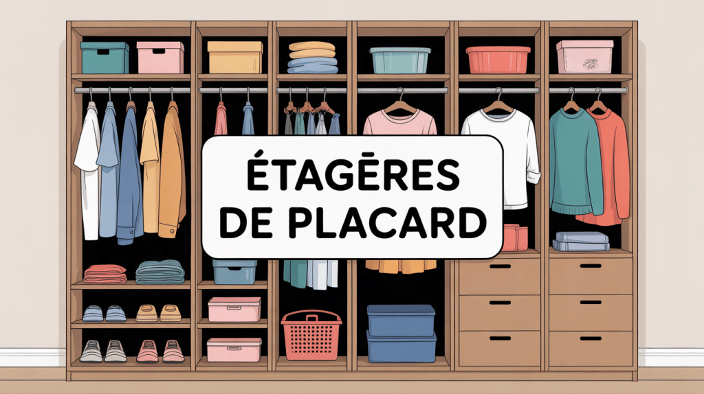 amenager un placard avec des etageres illustration placard moderne