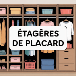 amenager un placard avec des etageres illustration placard moderne