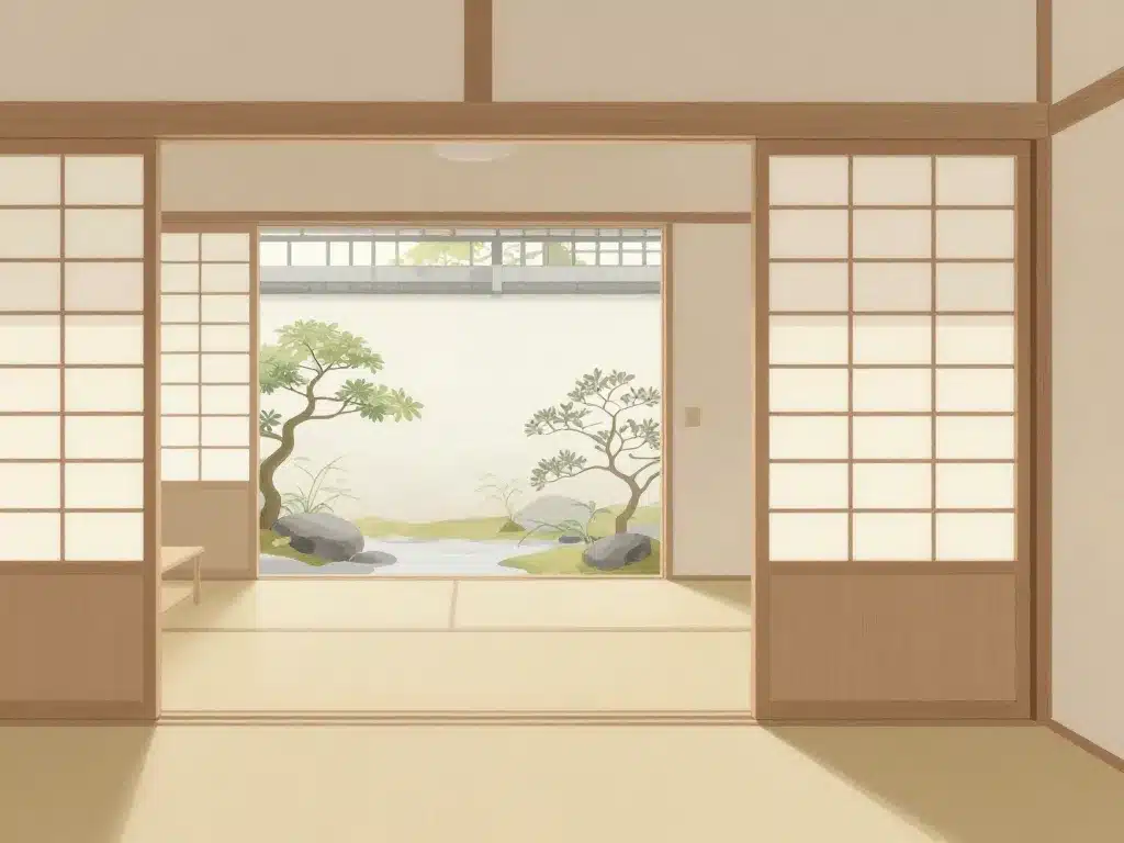 intérieur maisons japonaises minimaliste jardin zen