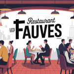 Illustration salle moderne les fauves restaurant Paris
