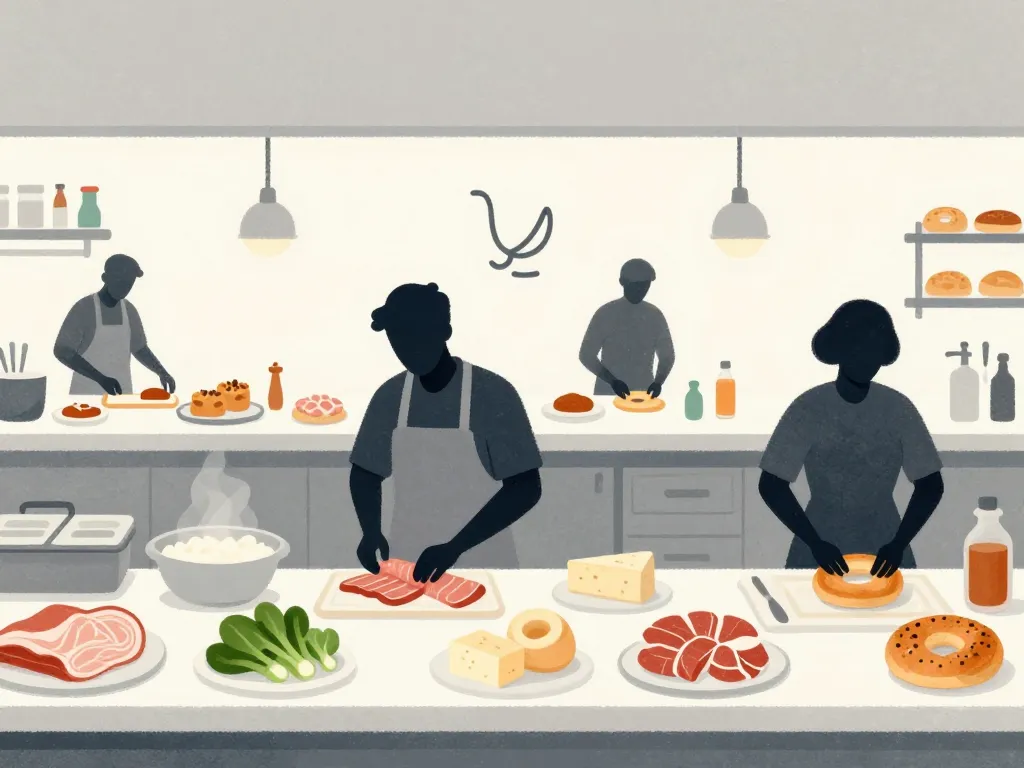 bagelstein halal, préparation aliments risques