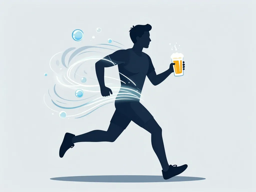 boire une biere apres le sport effet hydratation recuperation