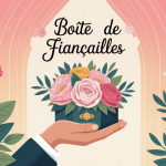 boite bague fiancaille élégante main ouverture écrin