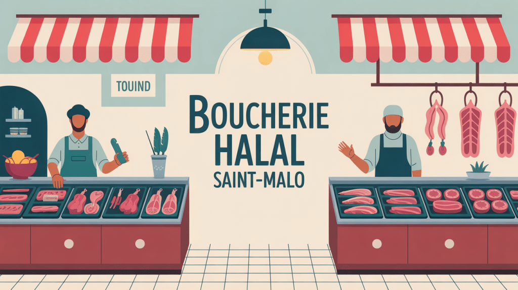 devanture boucherie halal saint malo moderne et chaleureuse