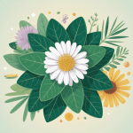 illustration callisia fragrans rosette feuilles phytotherapie