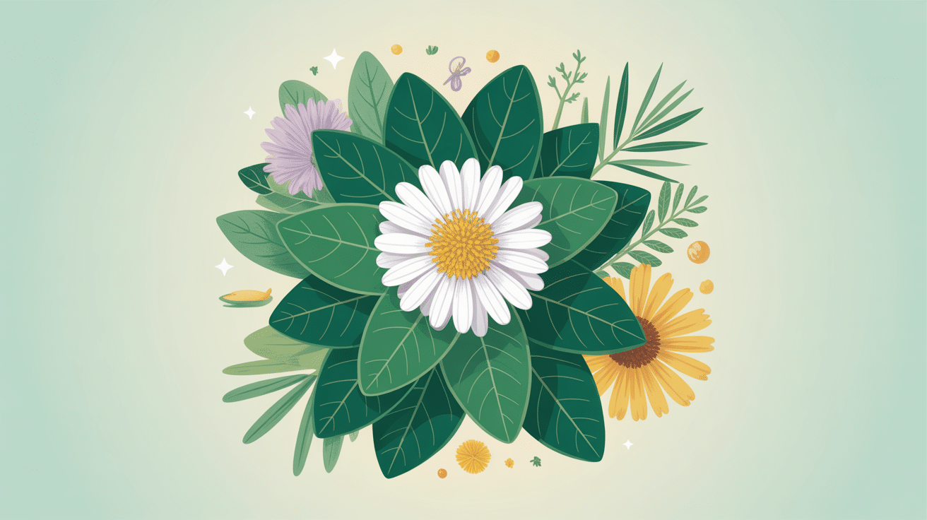 illustration callisia fragrans rosette feuilles phytotherapie