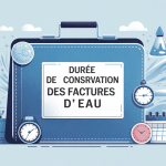 illustration combien de temps garder les factures d'eau