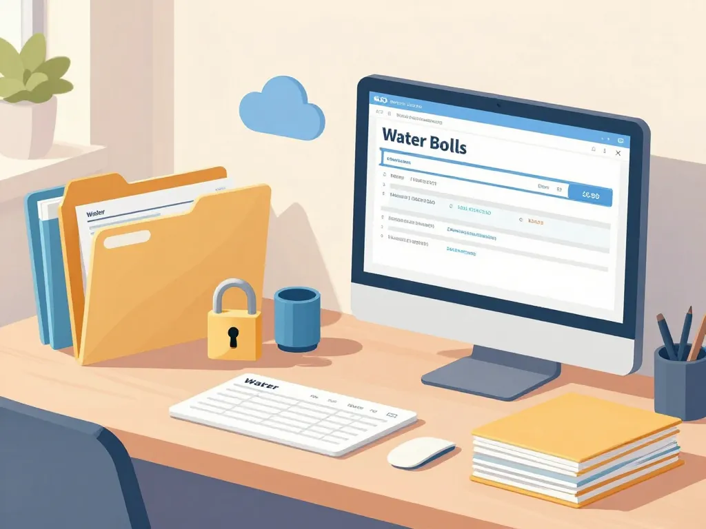 organisation combien de temps garder les factures d'eau