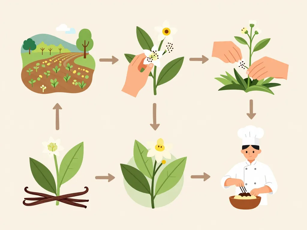 prix du kg de vanille facteurs schéma simplifié