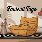fauteuil togo icône design années 70 dans intérieur stylé
