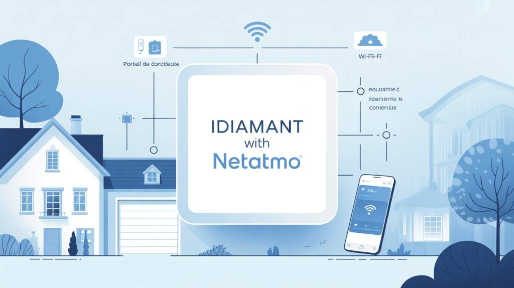 idiamant with netatmo illustration portail maison connectée