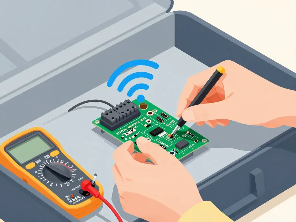 installation idiamant with netatmo sur moteur garage