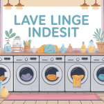 illustration lave linge indesit ambiance accueillante