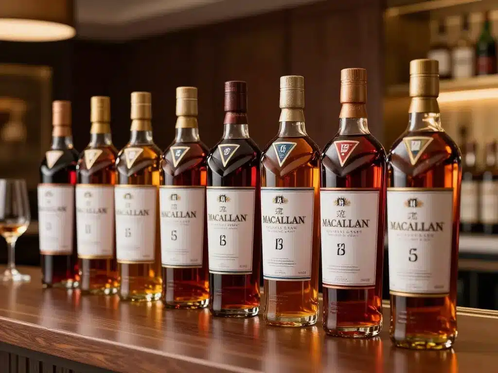 macallan s gammes lineup sherry double select