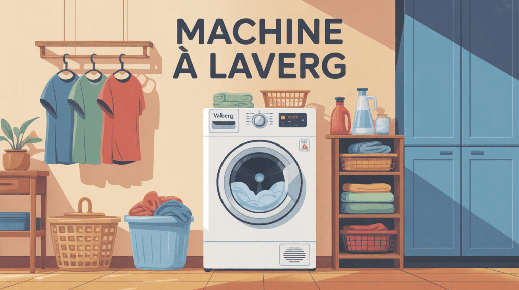 machine a laver valberg dans un intérieur lumineux