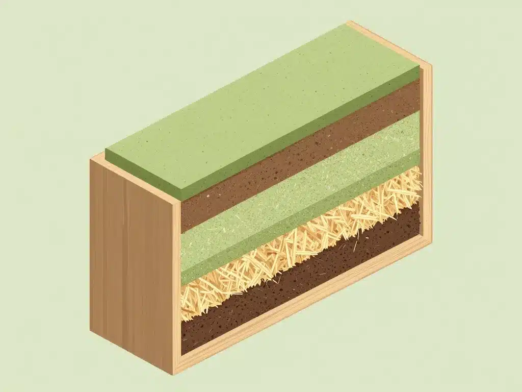 Mur moderne torchis isolé avec bio matériaux et ossature bois