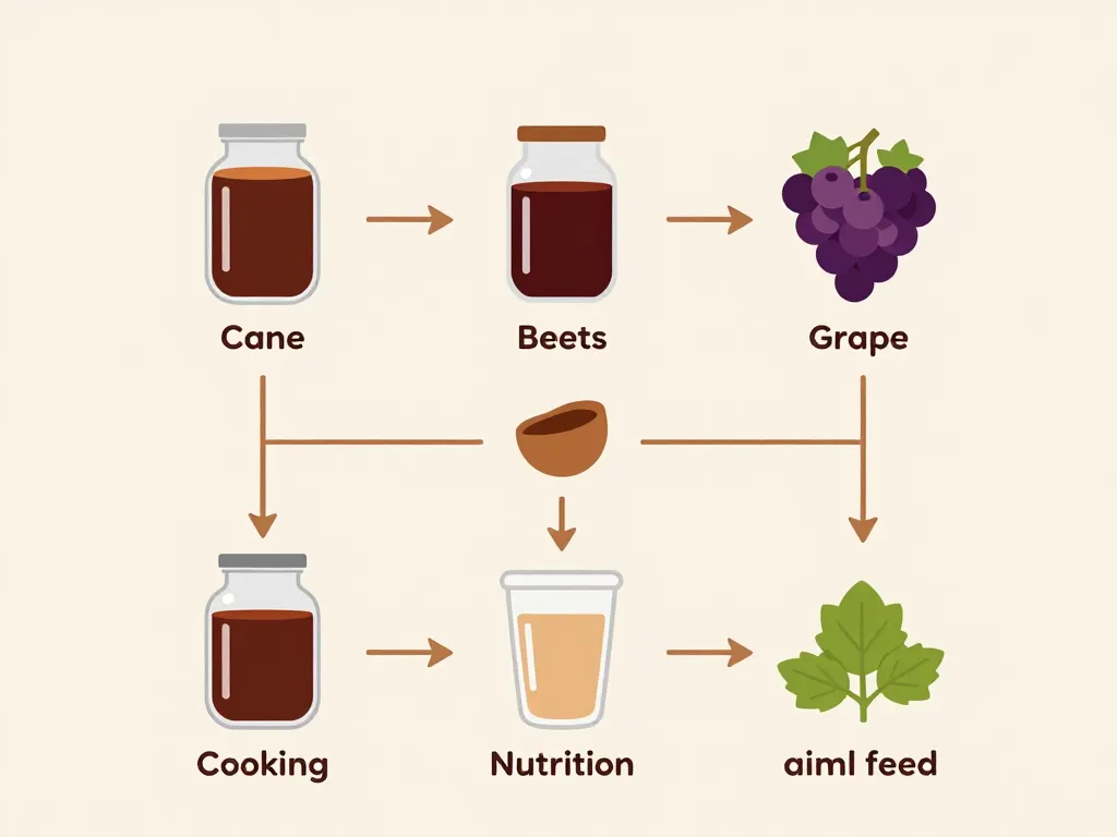 ou trouver de la melasse types et usages diagramme