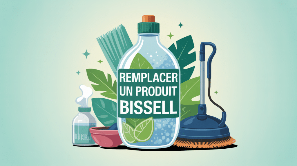 illustration par quoi remplacer produit bissell alternatives écologiques