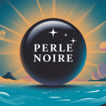 perle noir de tahiti brillante dans un écrin précieux