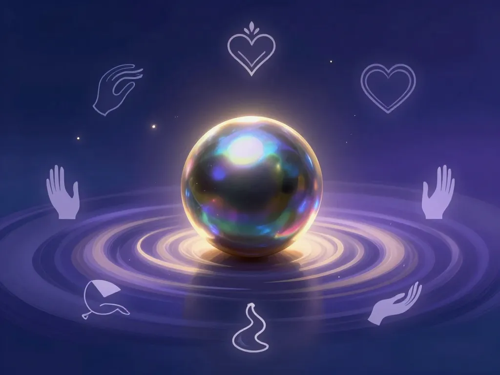 perle noir éclats mystiques symboles élégance et protection