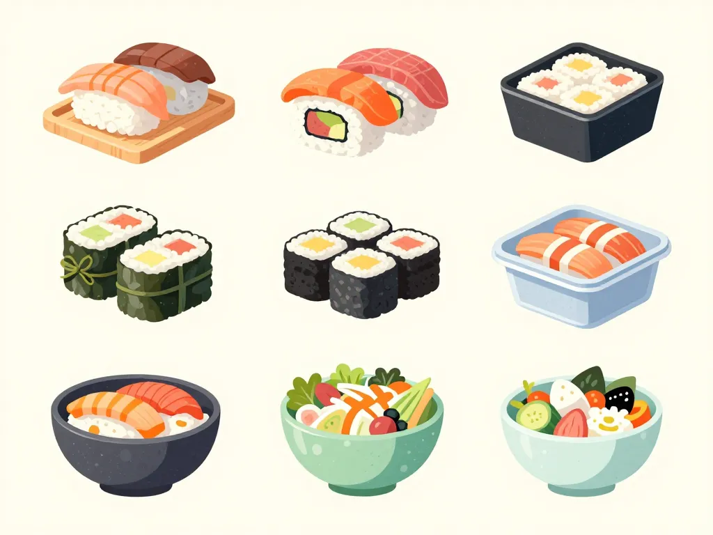 photos de traiteur nem&sushi montélier diagramme plateau