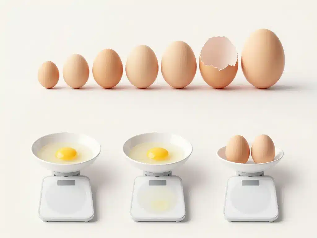 poids 1 blanc d oeuf variations taille