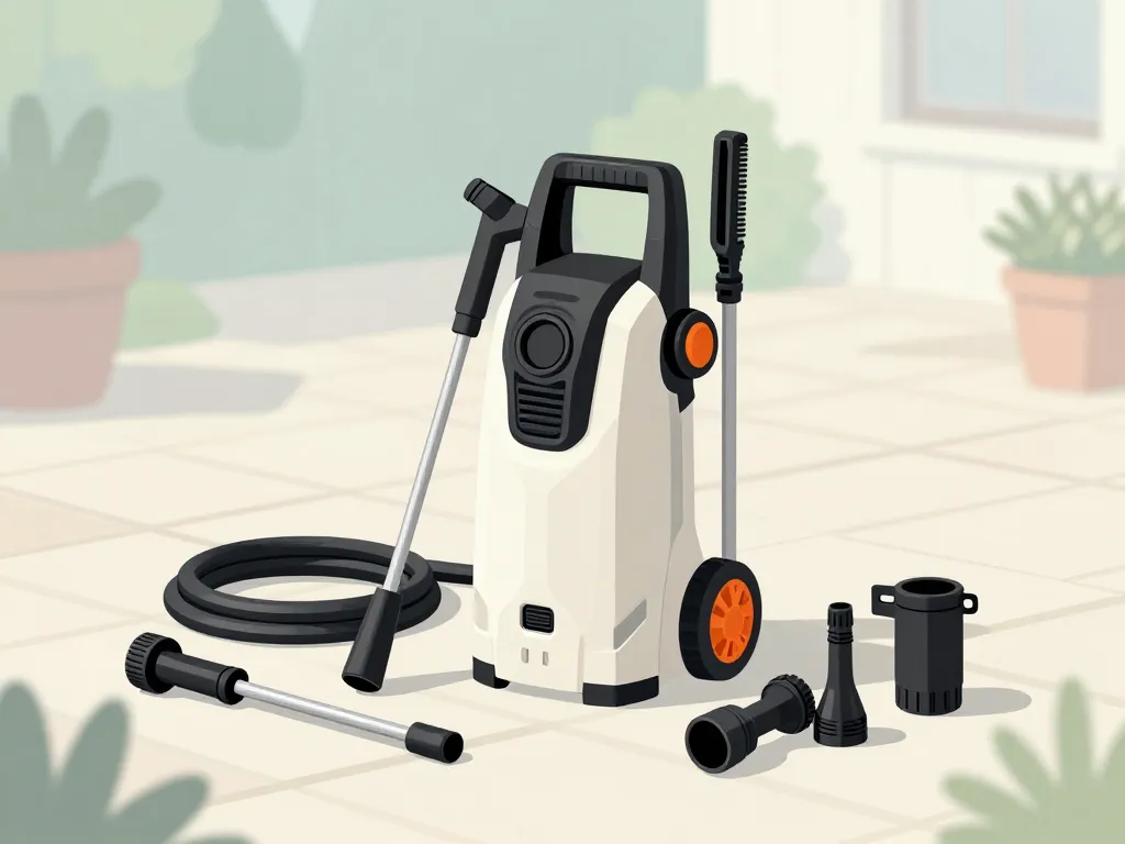 powerjet 1 accessoires sur terrasse jardin