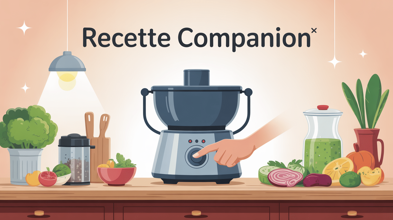 recette companion moulinex usage simplifié