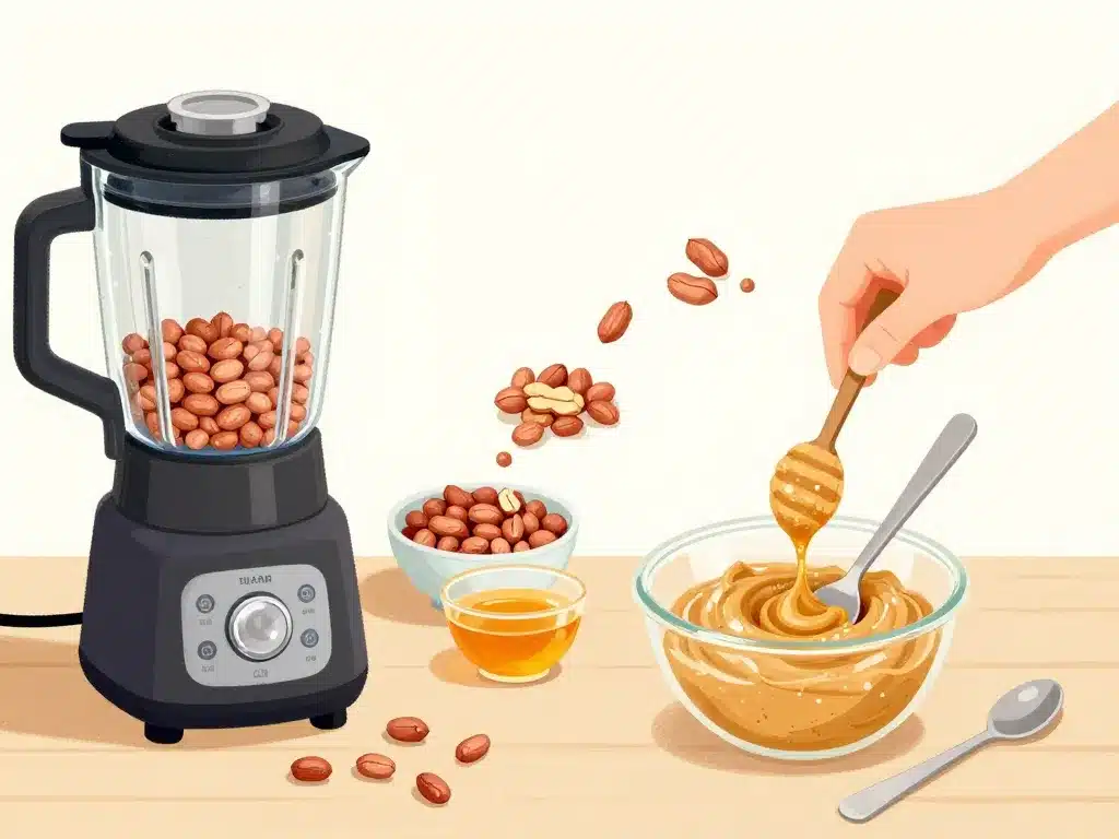 pate a tartiner cacahuete diy blender cuisine maison