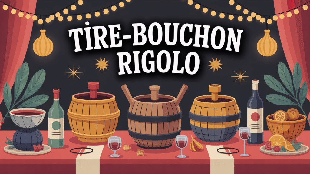 illustration tire bouchon rigolo ambiance fête
