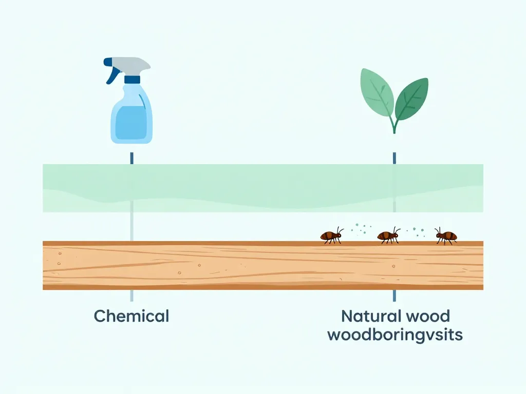 comparatif traitements bete du bois chimique naturel