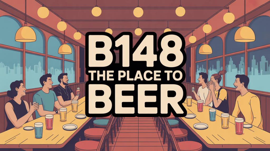 ambiance conviviale b148 - the place to beer bar à bières groupe