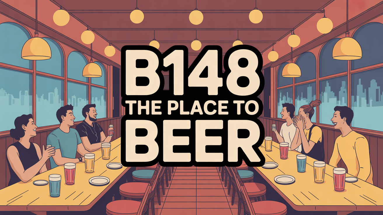 ambiance conviviale b148 - the place to beer bar à bières groupe