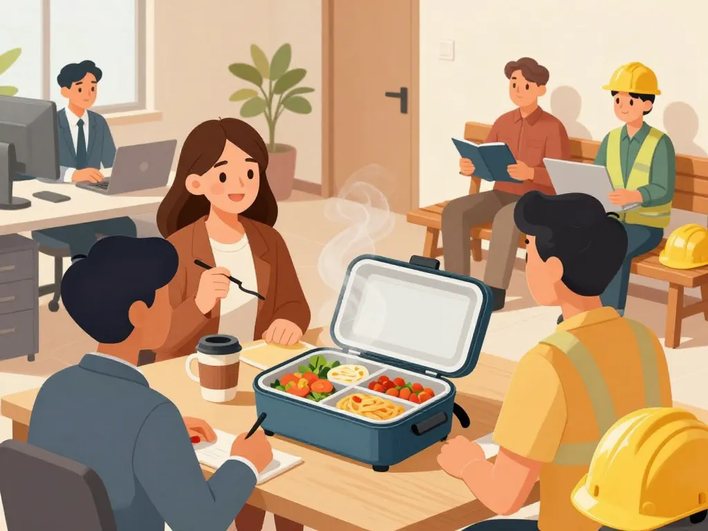 lunch box electrique repas chaud travailleurs