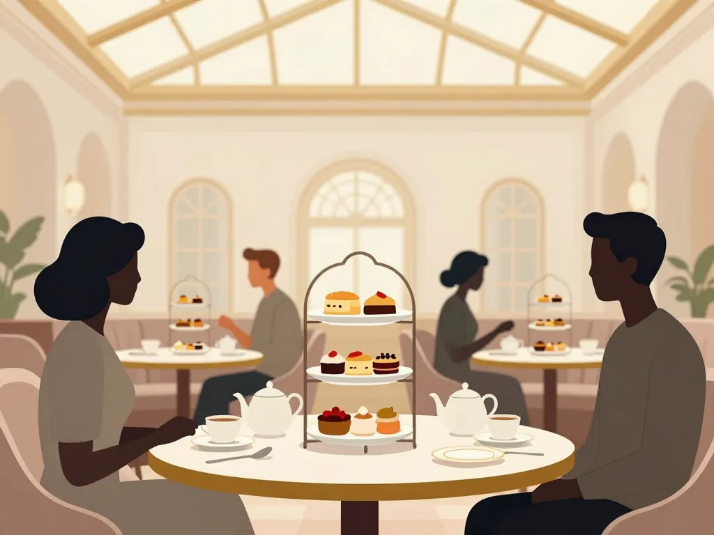 Salon élégant tea time Intercontinental Paris ambiance salon chic