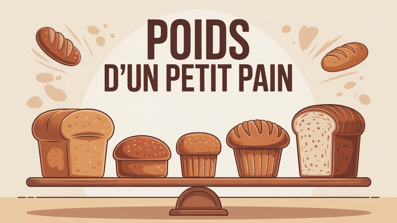 Poids d un petit pain sur balance plusieurs formes