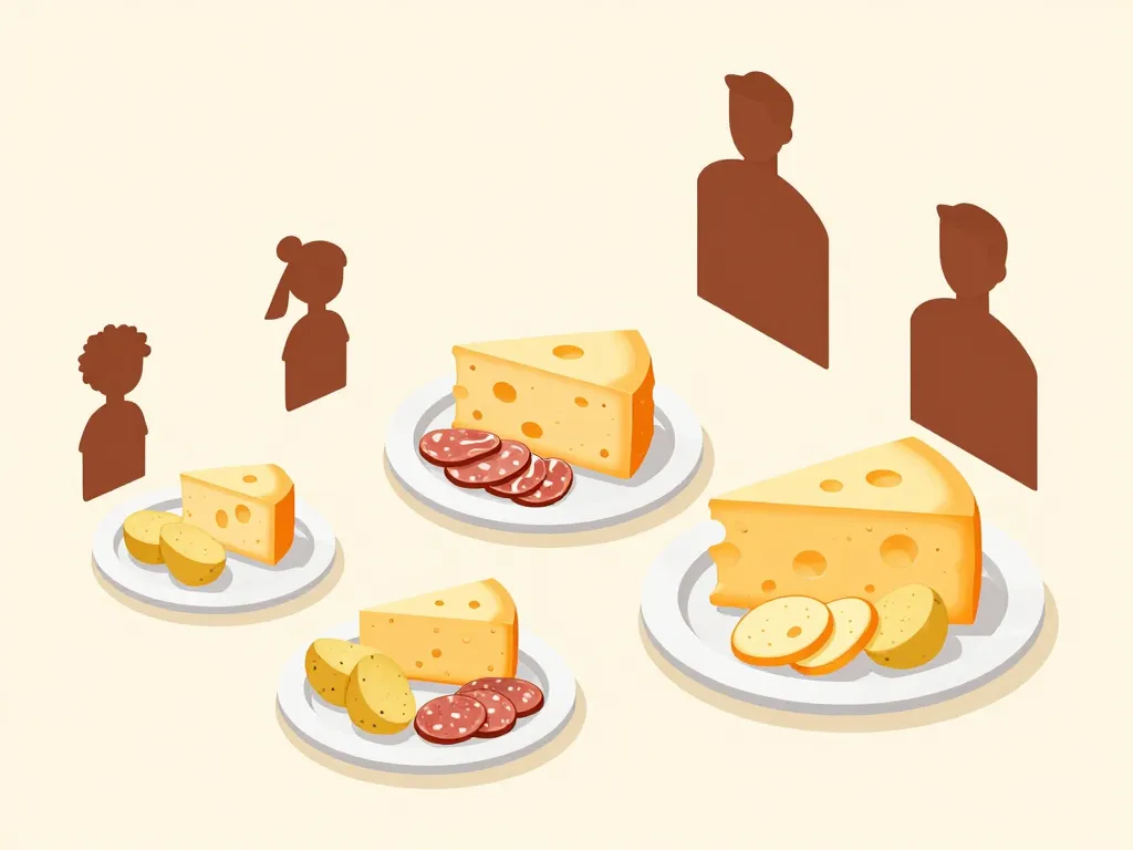 raclette combien par personne portions profil