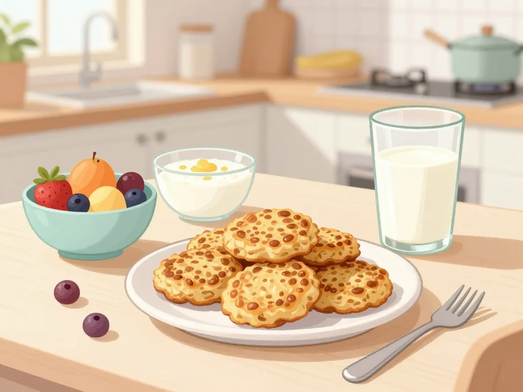 Recettes galettes flocons d'avoine sucrées au petit déjeuner