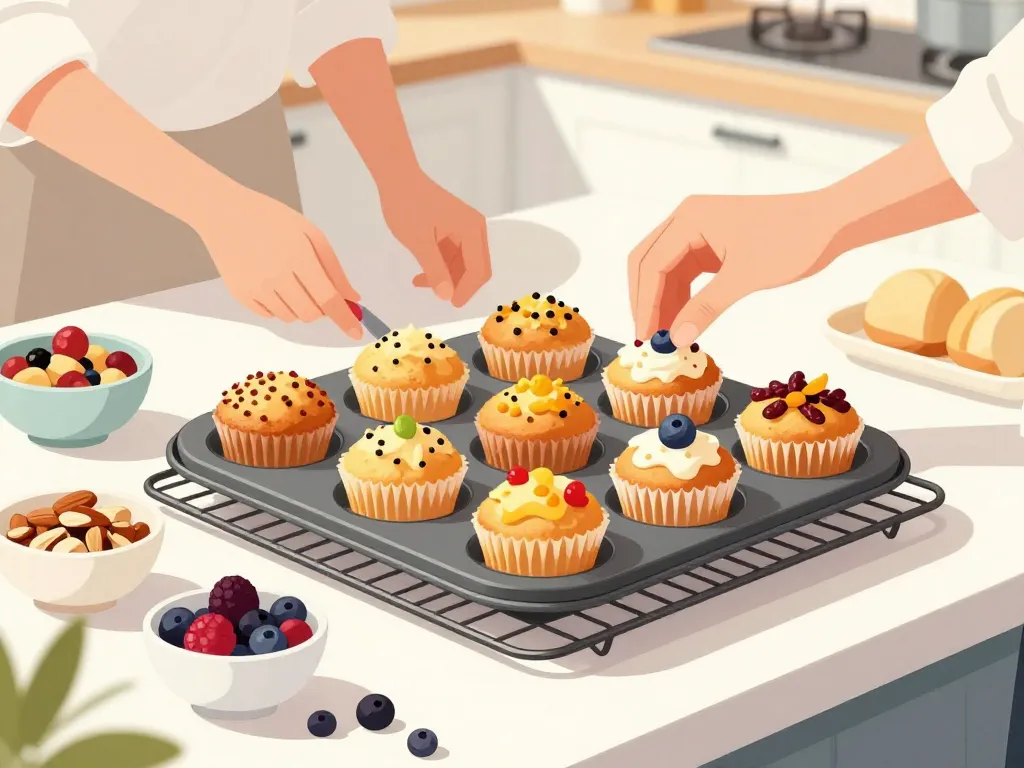 Muffin sans sucre variants et idées garnitures