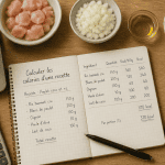 calculer les calories d une recette sur plan de travail