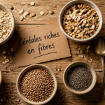 Cereale riche en fibre bol et graines