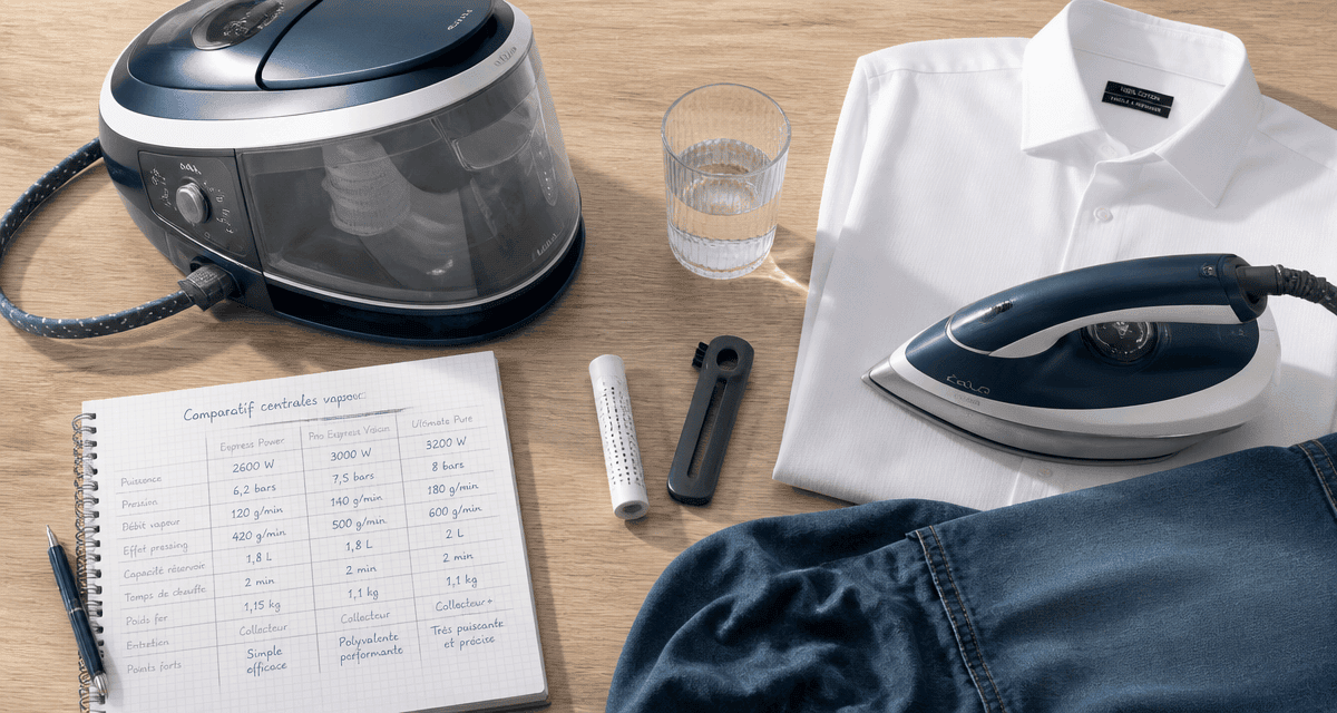 comment choisir une centrale vapeur accessoires et comparatif