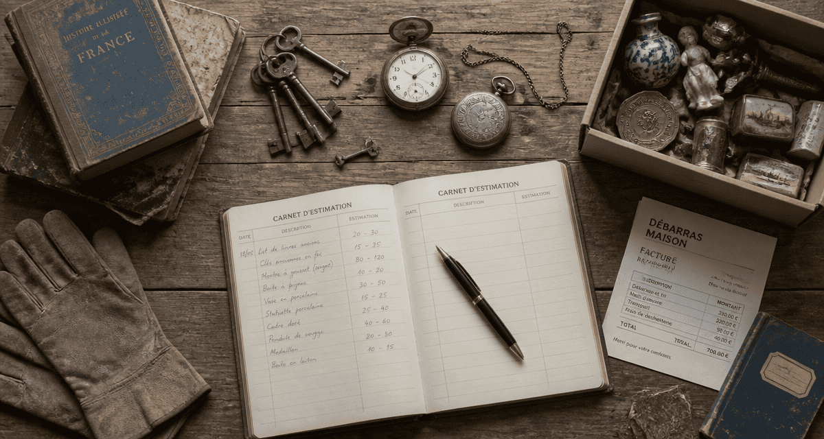 debarras maison objets anciens estimation