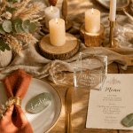 decos de mariage table bohème chic