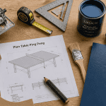 Fabriquer une table de ping pong outils et plan sur établi