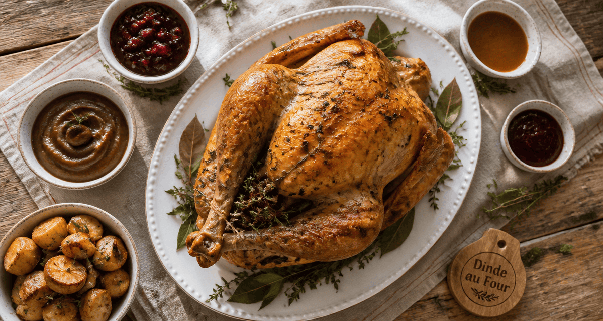 meilleur recette de dinde au four sur plat ovale