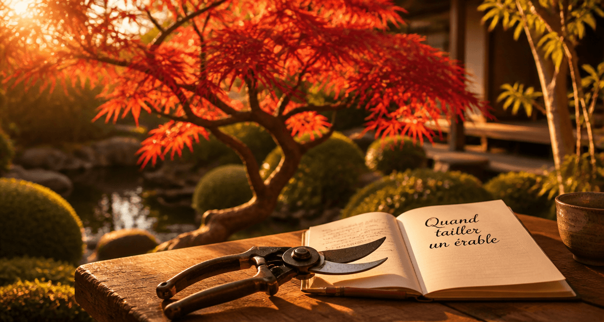 quand tailler un érable érable du Japon taillé au jardin