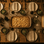 recette 10 personnes gratin hachis parmentier canard confit sur table
