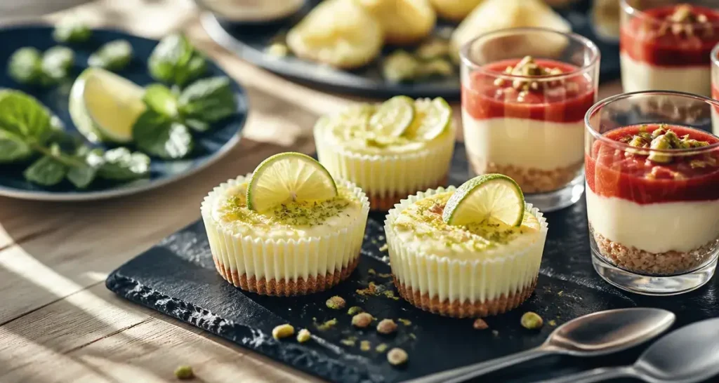 Dessert apéro dinatoire : mini cheesecake citron vert