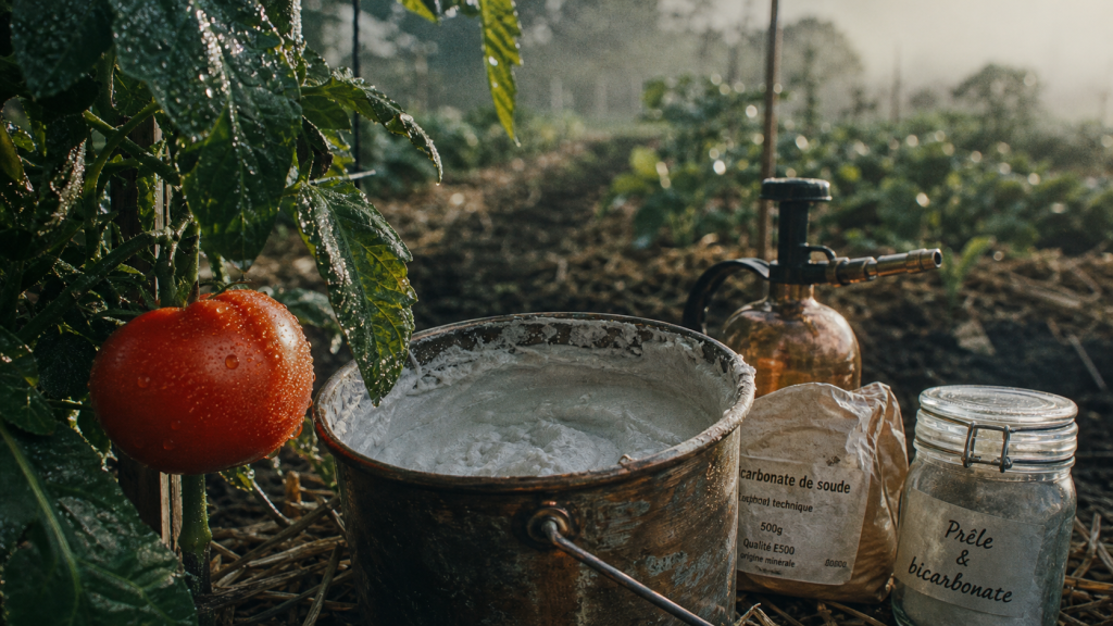Par quoi remplacer la bouillie bordelaise : prêle et bicarbonate au potager